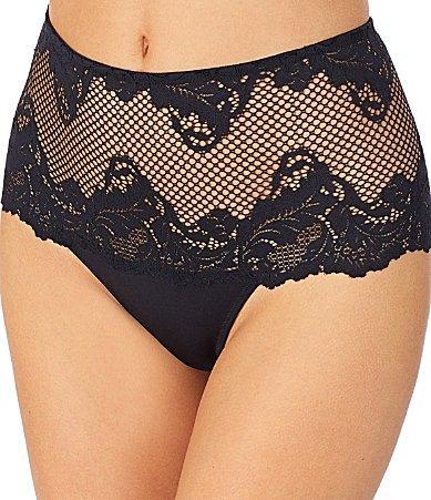 Le Mystere Lace Allure High Waisted Thong Product Image