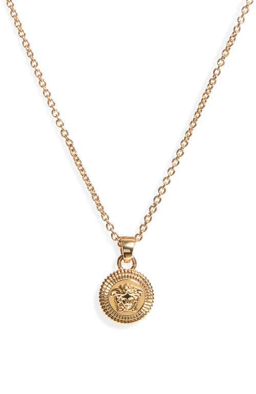 Versace Medusa Coin Pendant Necklace Product Image