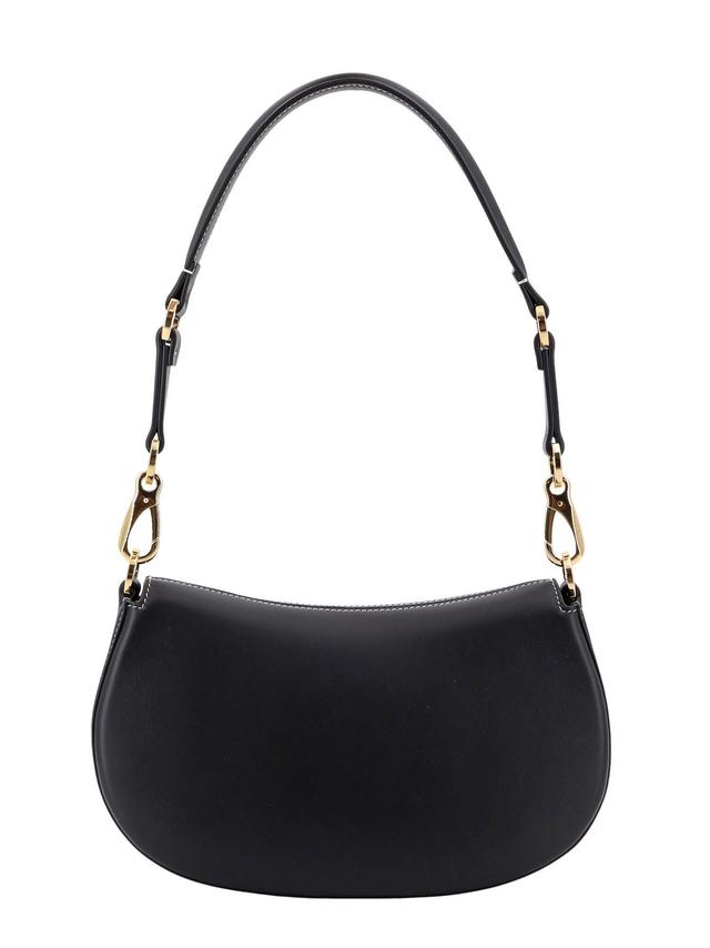 Vlogo Saddle Shoulder Bag In Black Product Image