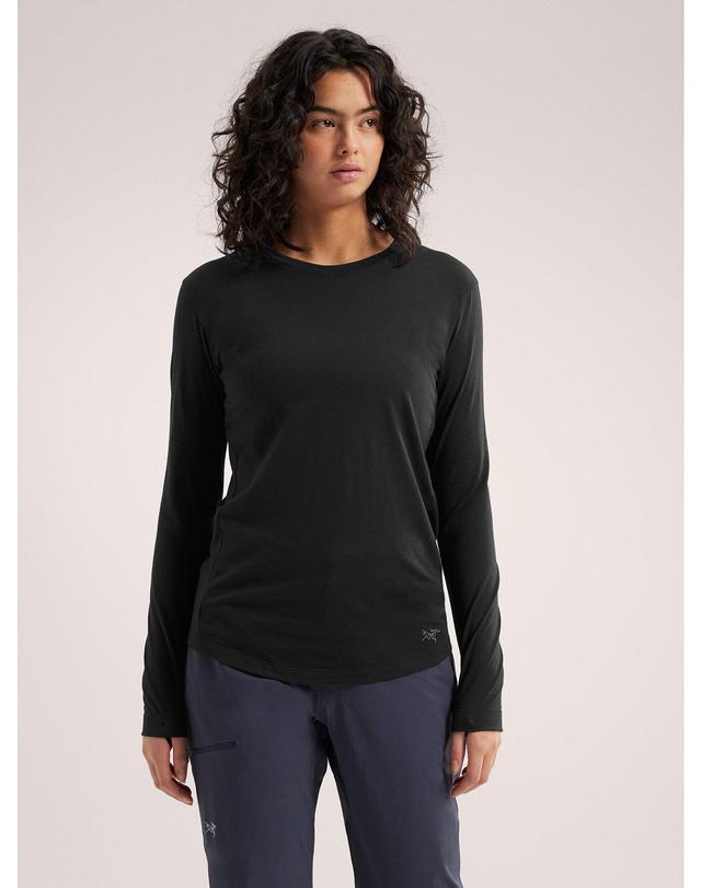 Lana Merino Wool Crew Neck Shirt LS Women's Product Image