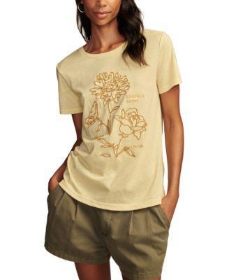 Women's Journey Beetle Shine Chain Stitch Crewneck T-shirt  Product Image