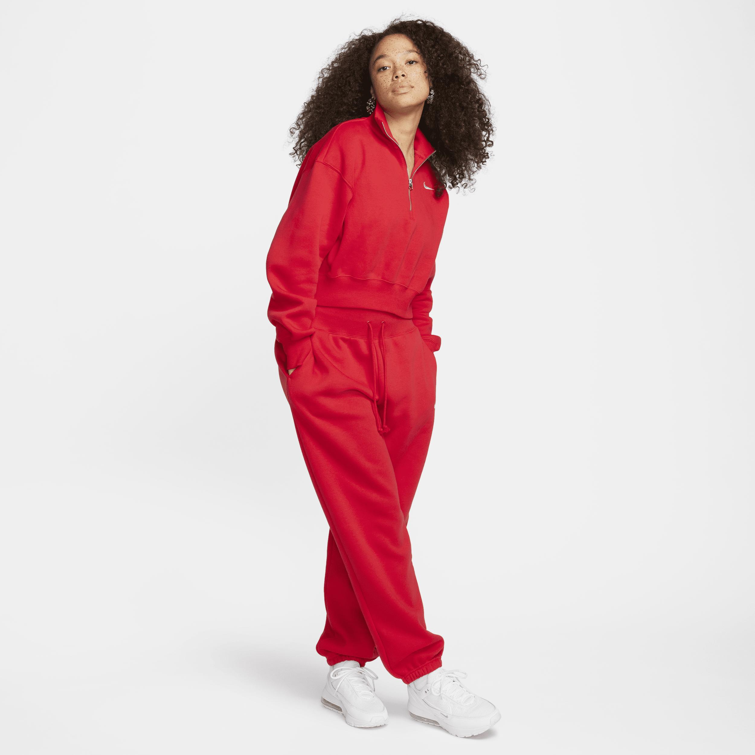 Nike Sportswear Phoenix Fleece Women's 1/2-Zip Cropped Sweatshirt Product Image