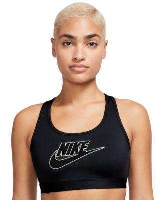 Nike Womens Swoosh Logo Medium-Support Padded Sport Bra Product Image