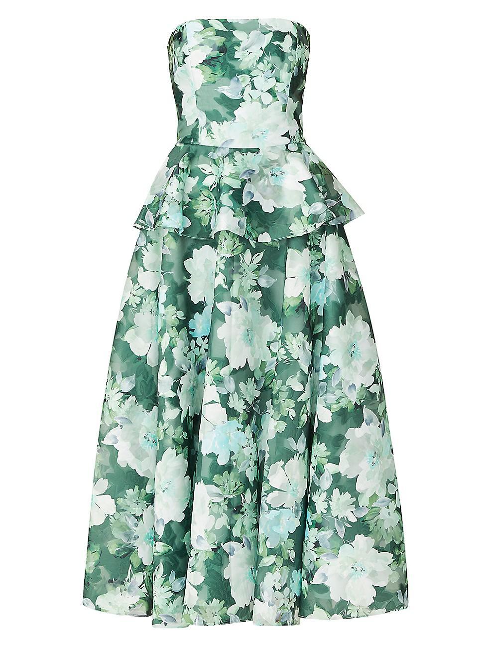 Womens Hilde Strapless Floral Dress Product Image