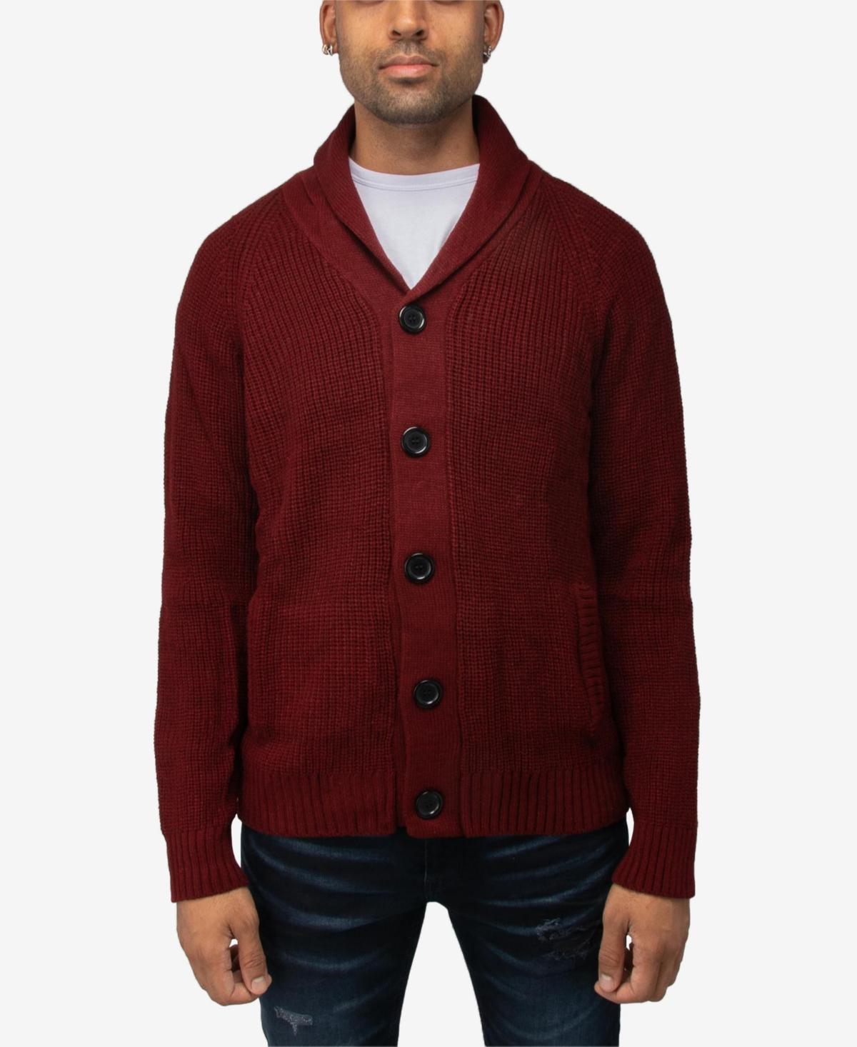 X-Ray Mens Shawl Collar Cardigan Product Image