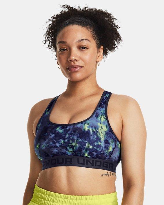 Women's Armour® Mid Crossback Printed Sports Bra Product Image