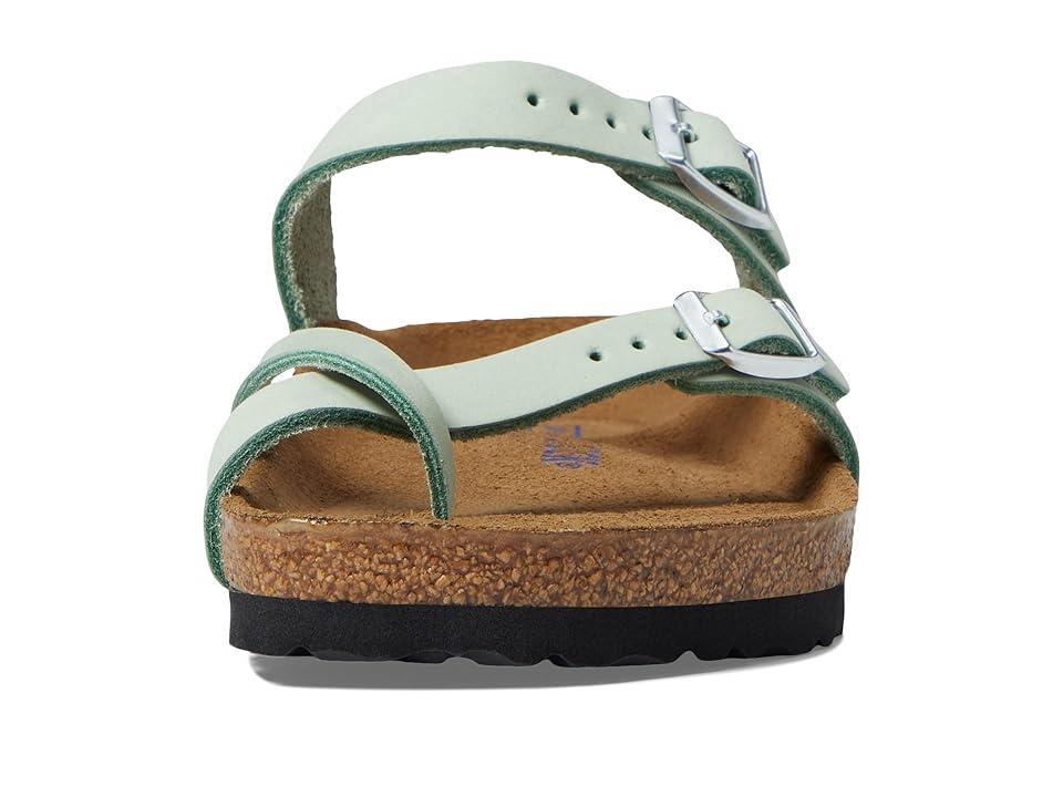 Birkenstock Mayari Soft Footbed - Nubuck Leather (Matcha Nubuck) Women's Shoes Product Image