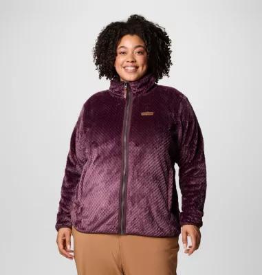 Plus Size Columbia Fireside Sherpa Fleece Jacket, Womens Product Image