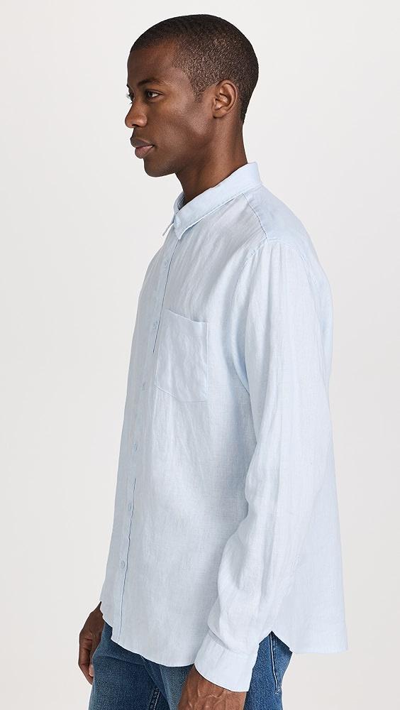 Vince Linen Shirt | Shopbop Product Image