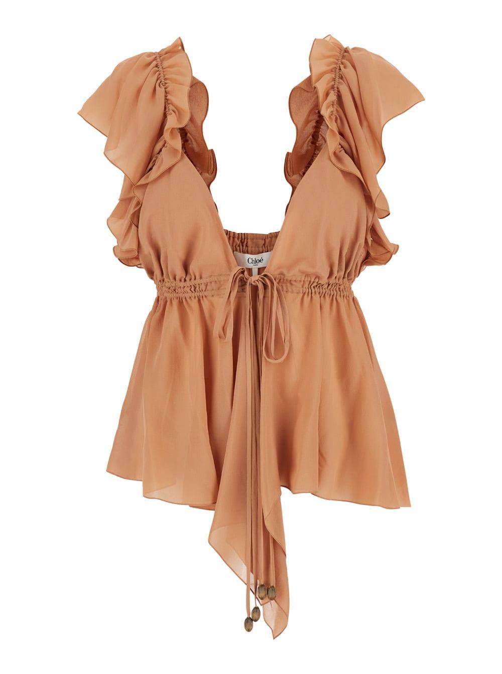 CHLOÉ Top In Beige Product Image