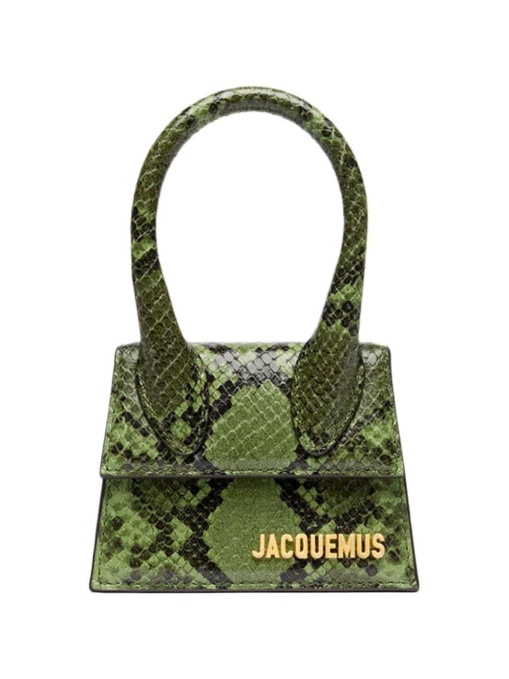 JACQUEMUS Women's Le Chiquito Leather Mini Bag In Green Product Image