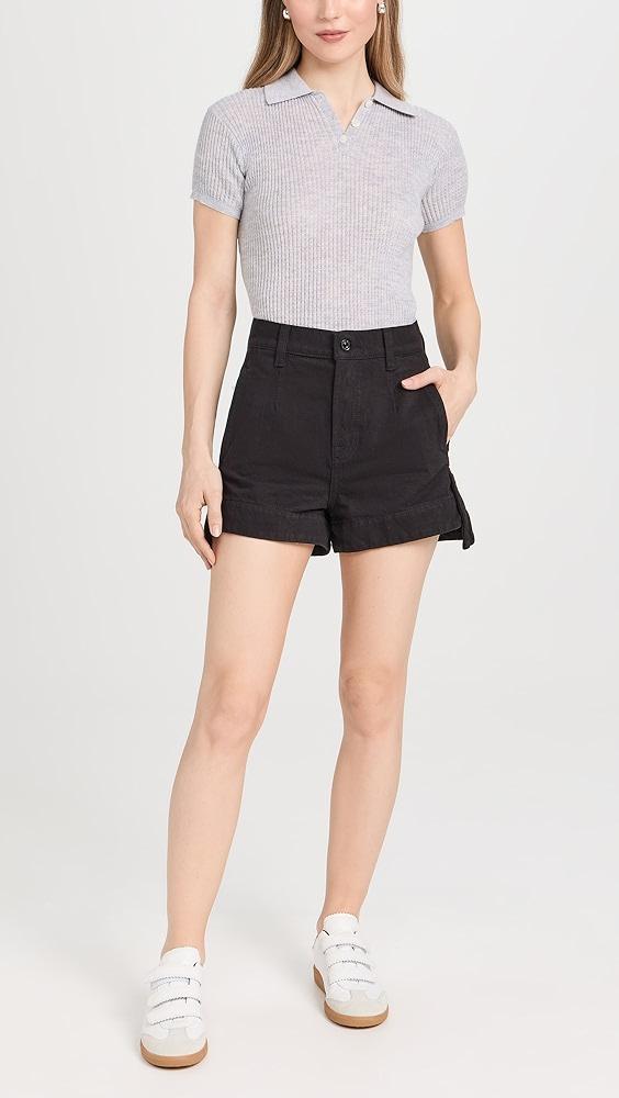 7 For All Mankind Tailored Slouch Shorts | Shopbop Product Image