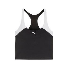 PUMA "Train All Day" Women's 2-in-1 Training Tank Top in Black/White Product Image