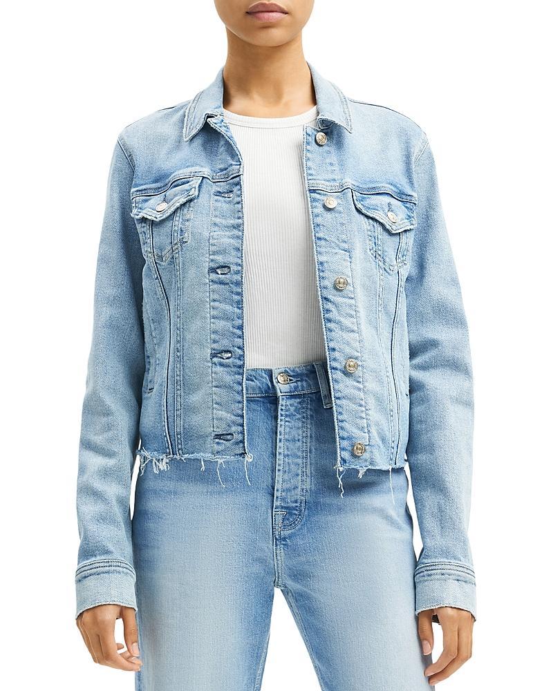 7 For All Mankind Classic Trucker Denim Jacket product image