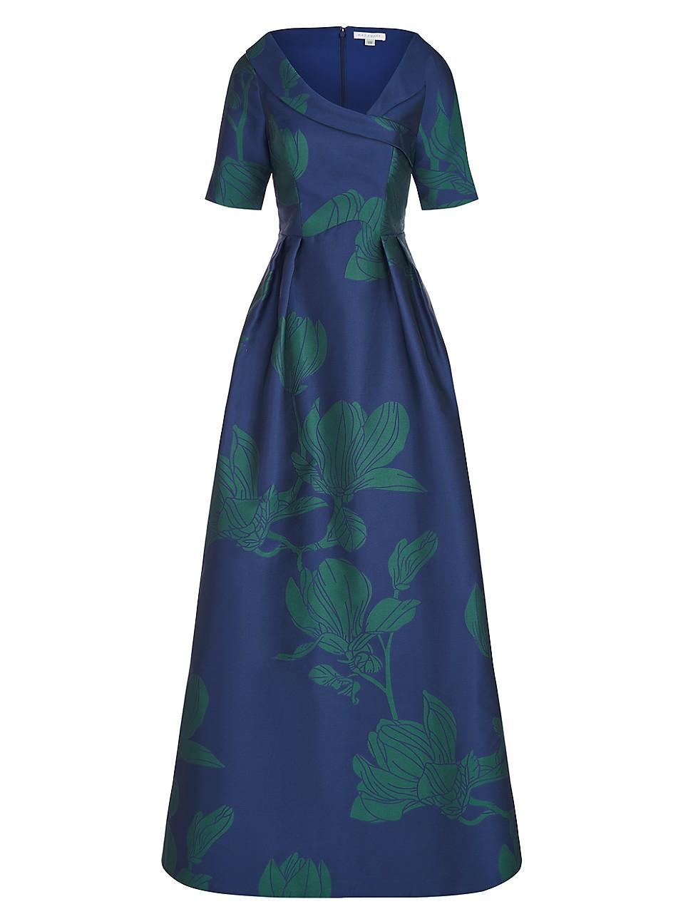 Womens Coco Floral Jacquard Gown Product Image