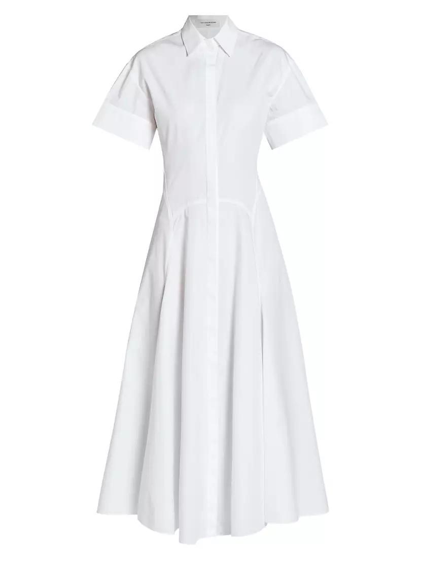 Panelled Cotton Shirtdress Product Image