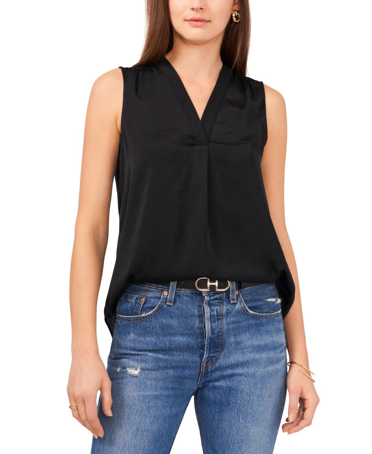 Vince Camuto Womens V-Neck Sleeveless Top product image