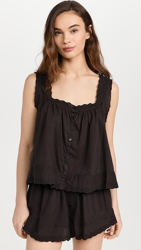 THE GREAT. The Eyelet Tank | Shopbop Product Image