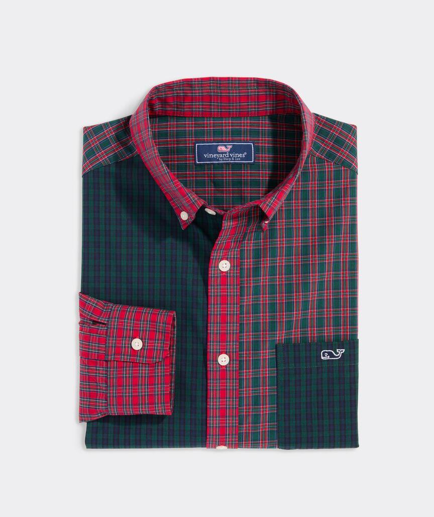 Stretch Poplin Tartan Shirt Product Image