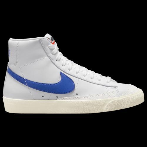 Nike Womens Nike Blazer Mid 77 - Womens Shoes White/Royal Product Image