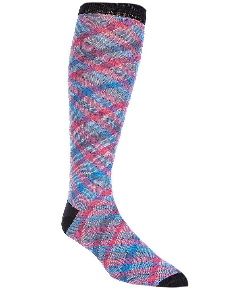 Cremieux Multi Plaid MCZD Over-The Calf Dress Socks Product Image