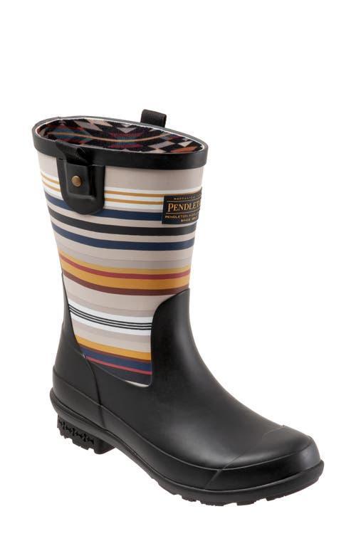 Pendleton Womens Bridger Stripe Mid Boots Product Image