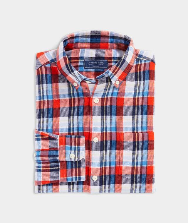 Cotton Twill Plaid Shirt Product Image