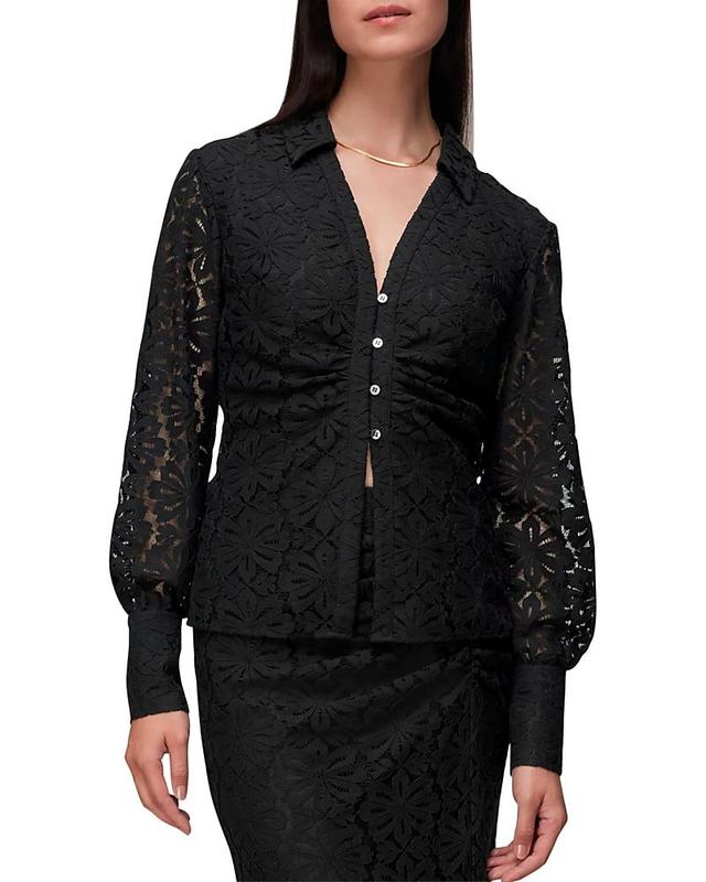 Whistles Amelia Lace Detail Shirt Product Image