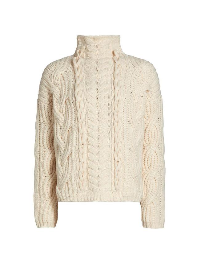 Womens Aubrey Cable-Knit Sweater Product Image