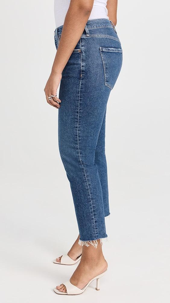 AGOLDE Riley High Rise Straight Crop Jeans | Shopbop Product Image