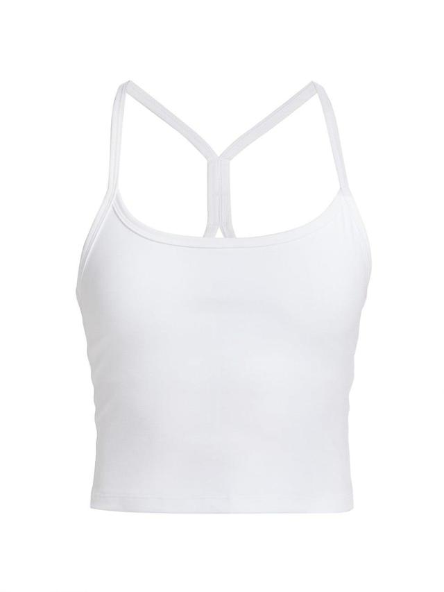 Womens Spacedye Racerback Crop Tank Product Image