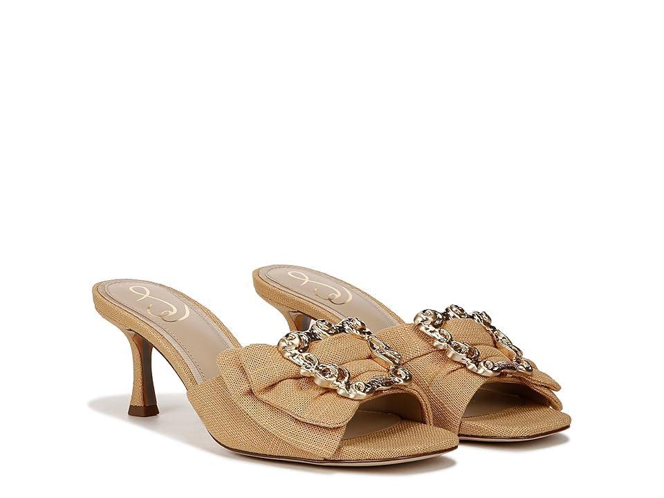 Sam Edelman Pietra Canvas Buckle Detail Dress Mule Sandals Product Image