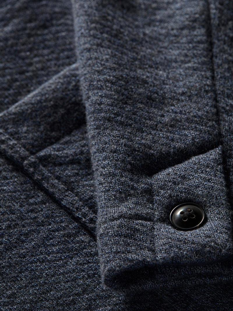 Inlet Knit Blazer - Deep Navy Melange Product Image