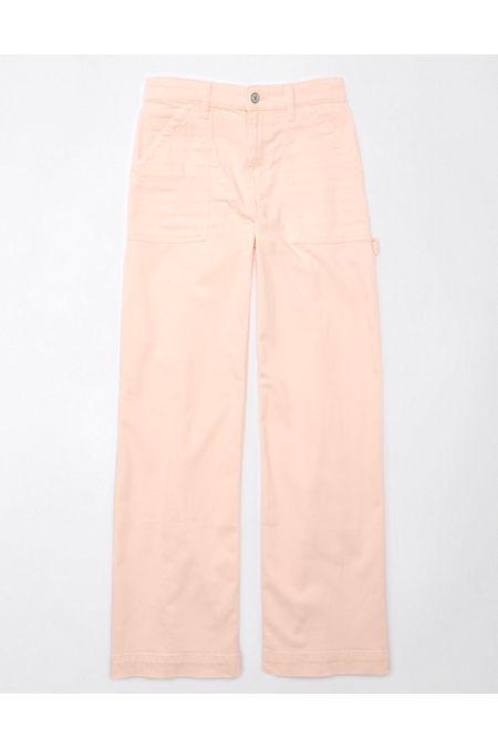 AE Dreamy Drape Woven Super High-Waisted Baggy Wide-Leg Pant Women's Product Image