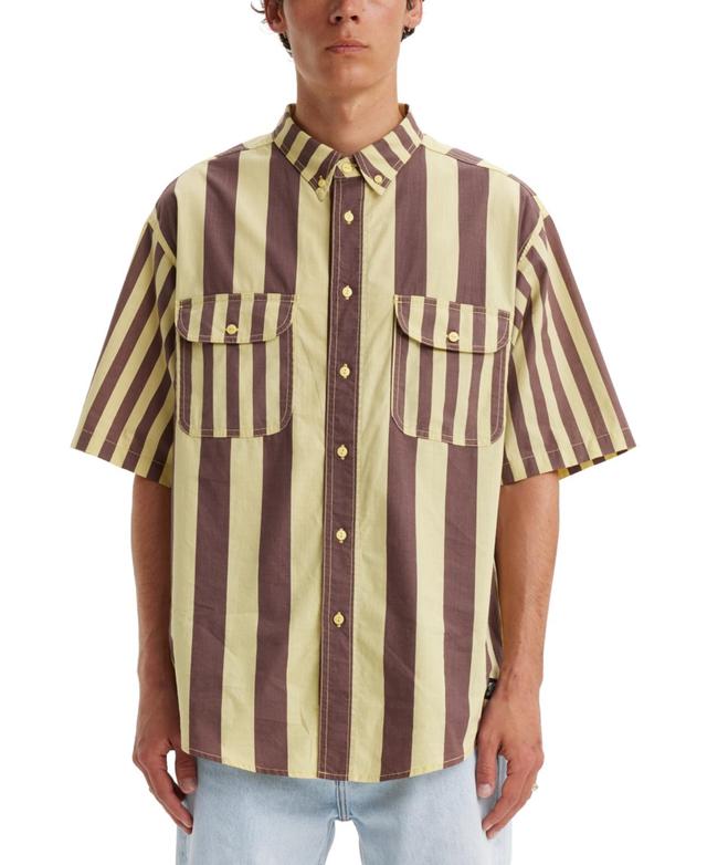 Levis Mens Woven Skate Stripe Shirt Product Image