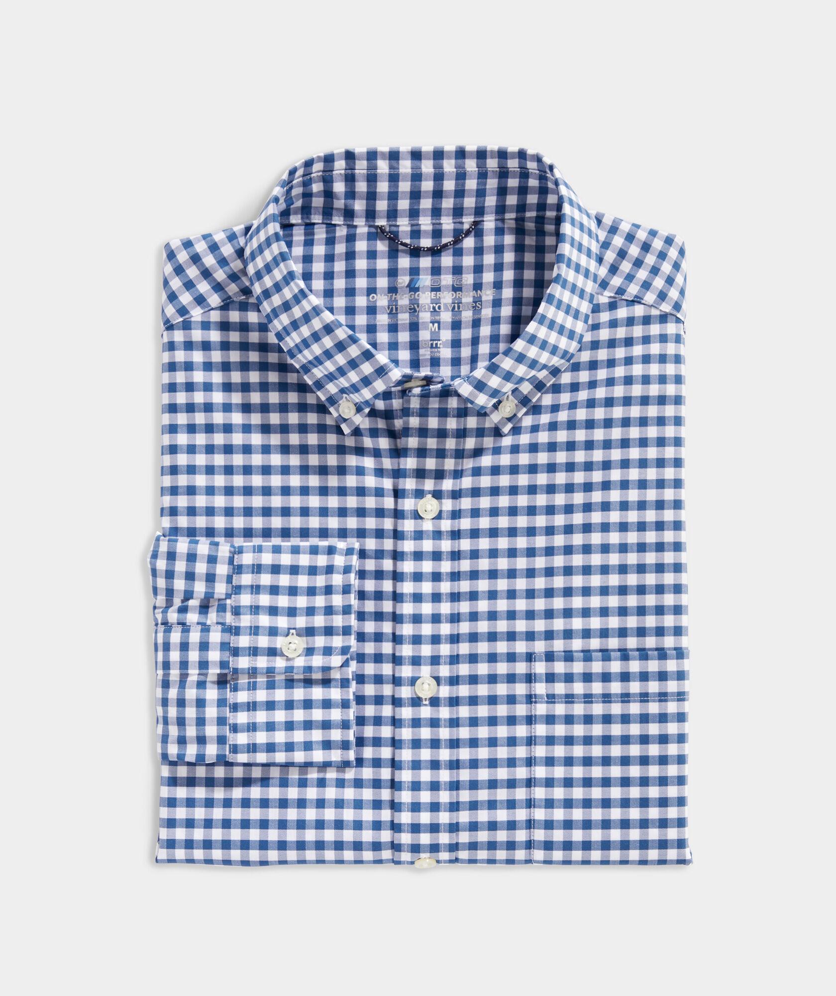 On-The-Go brrrº Gingham Shirt Product Image