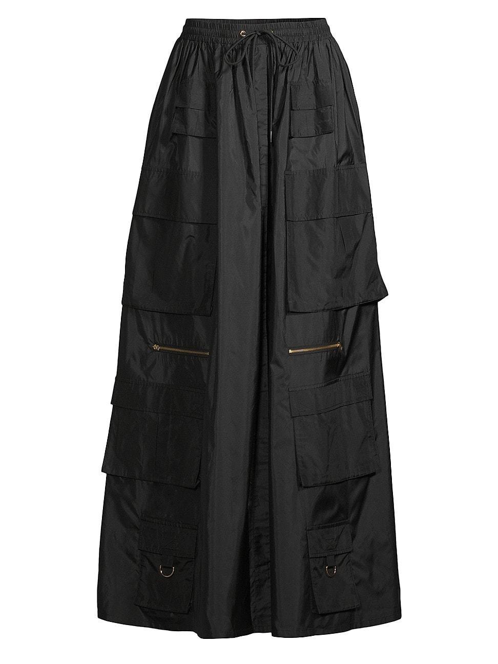 Womens Taffeta Cargo Skirt Product Image