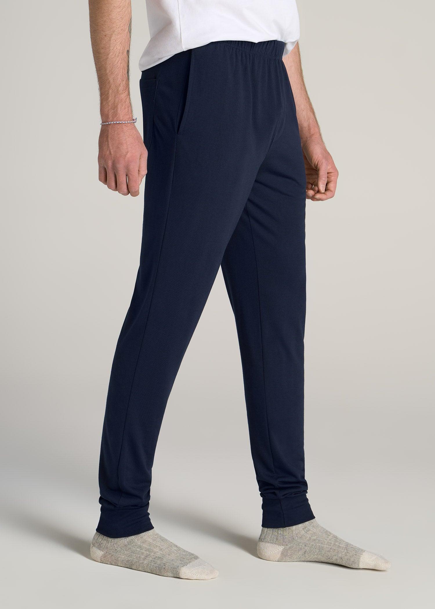 Lounge Pant Joggers for Tall Men in Navy Product Image