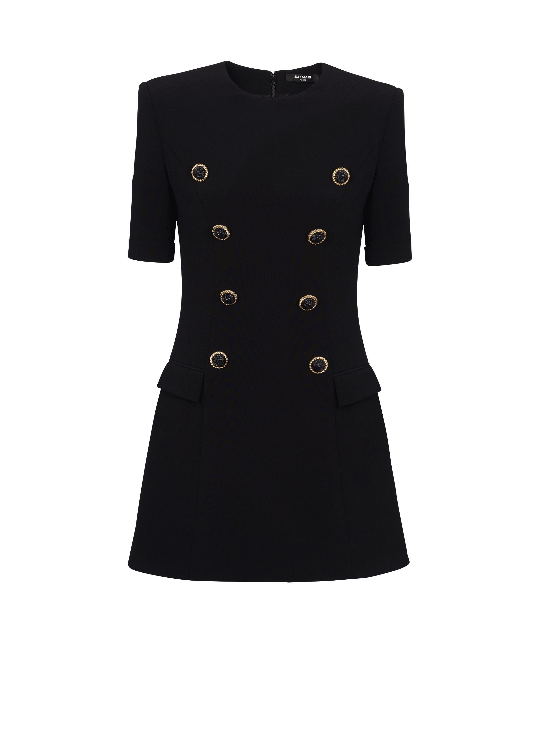 8-button crepe dress product image