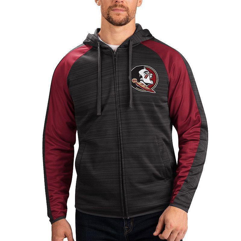 Mens G-III Sports by Carl Banks Florida State Seminoles Neutral Zone Raglan Full-Zip Track Jacket Hoodie Product Image