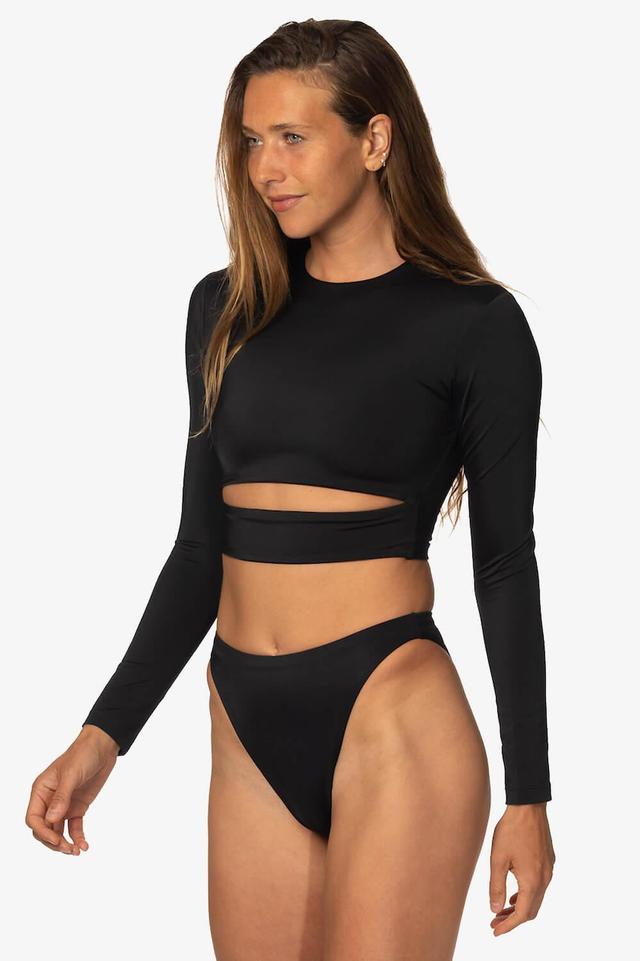 Taranaki Long Sleeved Crop Cut-Out Rashie Female Product Image