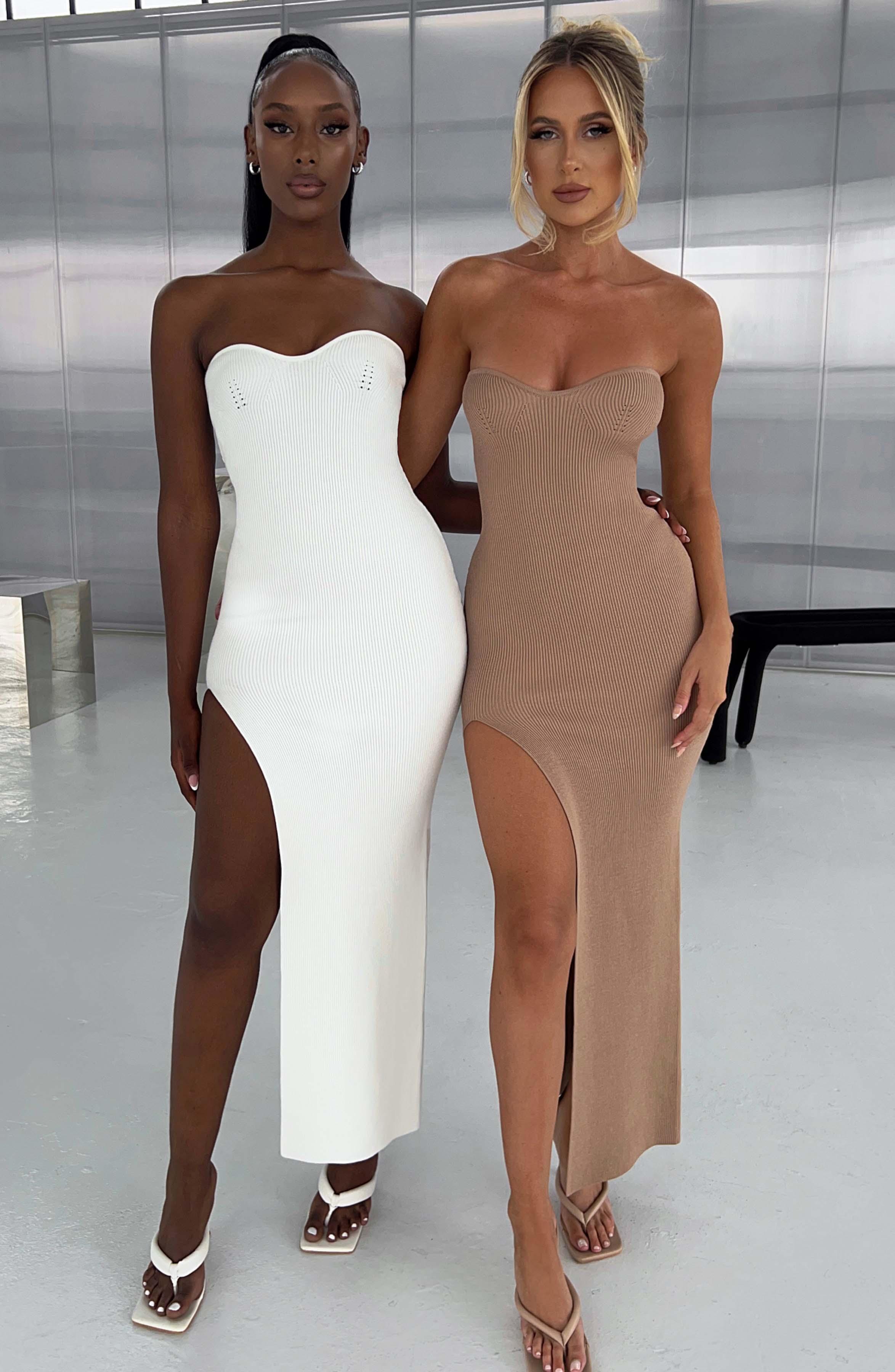 Angela Maxi Dress - Mocha Product Image