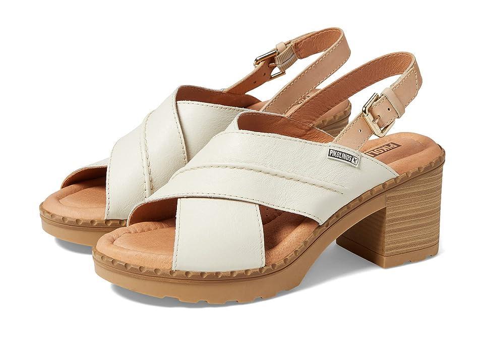 Pikolinos Canarias Cross Strap Leather Slingback Sandals Product Image