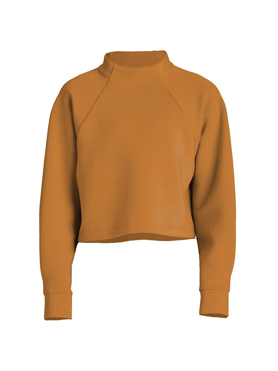 Womens Phoebe Mockneck Knit Sweatshirt Product Image