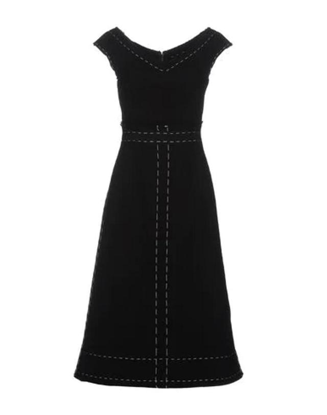 DOLCE & GABBANA Midi Dresses In Black Product Image