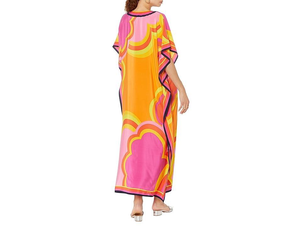 Trina Turk Theodora Maxi Dress (Tangerine Dream Multi) Women's Clothing Product Image