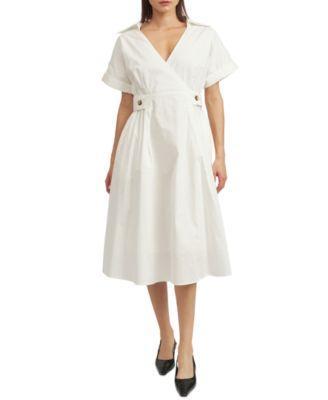 En Saison Womens Lorena Short-Sleeve Midi Dress Product Image