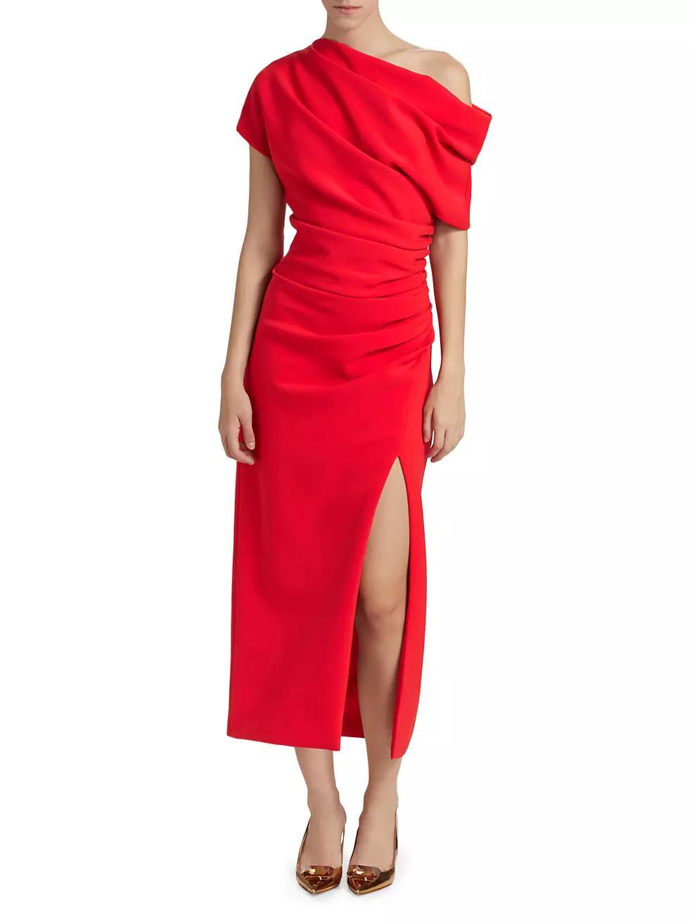 One-Shoulder Cocktail Dress Product Image