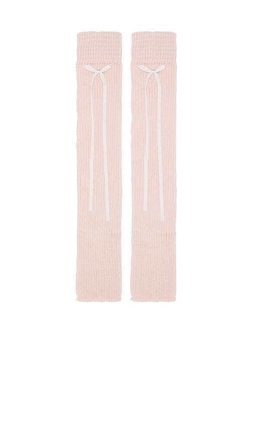 Lovers and Friends Hailey Leg Warmers in Light Pink Product Image