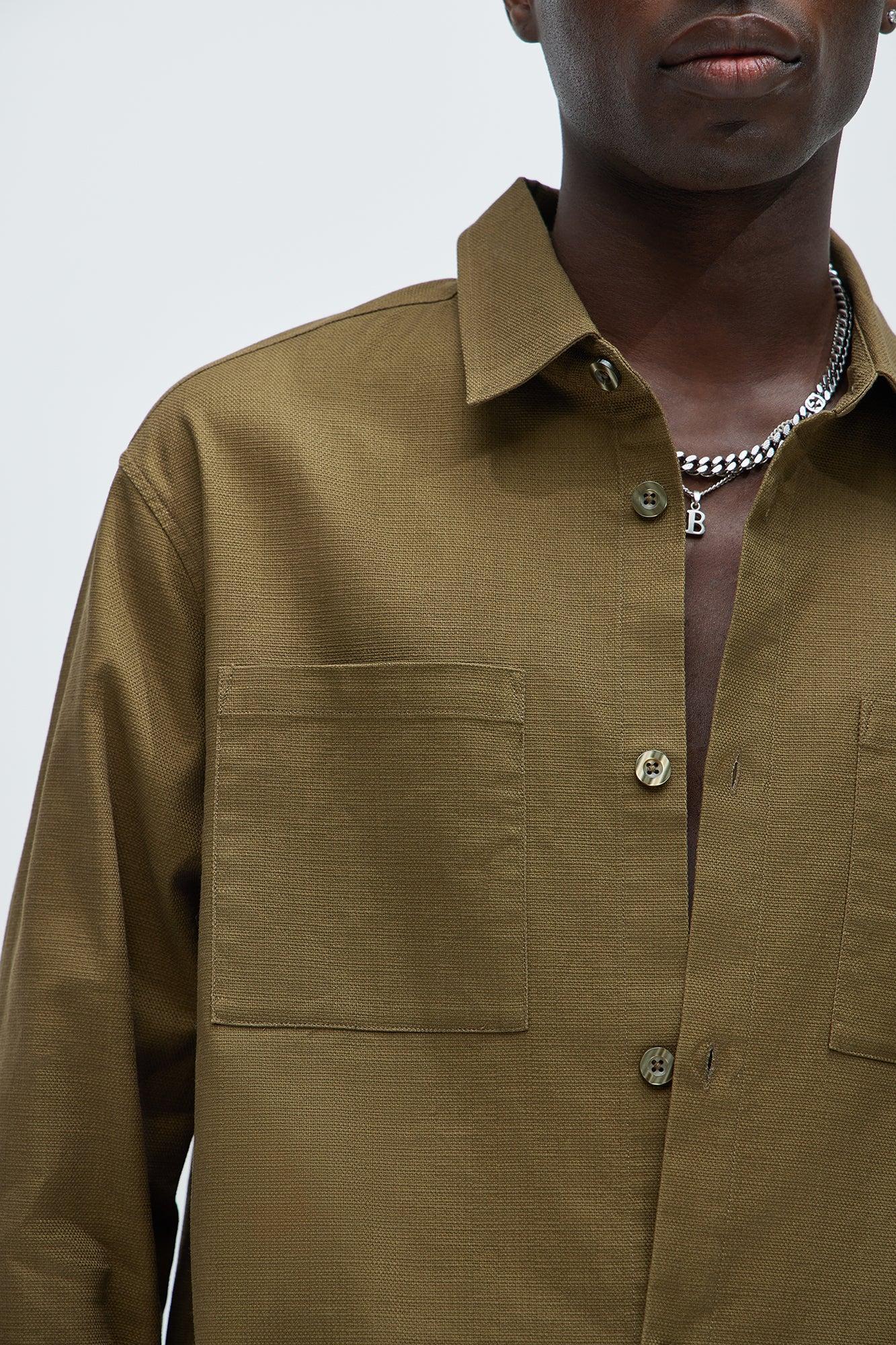 Eastman Pocket Overshirt - Olive Product Image